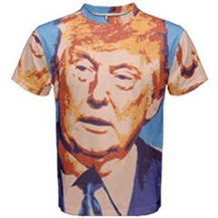 Orange Donald Trump Men s Cotton T-shirt by vintagetrump