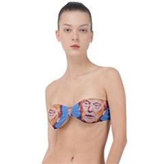 Orange Donald Trump Classic Bandeau Bikini Top  by vintagetrump