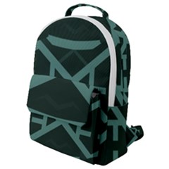 Geometric Design 01 Flap Pocket Backpack (small) by myclothy