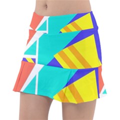 Geometric  Design 04 Classic Tennis Skirt by myclothy