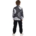 Geometric Design 09 Kids  High Neck Windbreaker View4