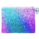 Rainbow Colors Colorful Pattern Canvas Cosmetic Bag (XXL) View2