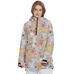 Pet Animal 02 Women s Pullover Zip Ski And Snowboard Waterproof Breathable Jacket by myclothy