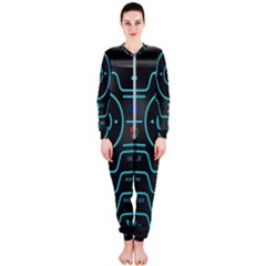 Retro Mobile Device Output Device Onepiece Jumpsuit (ladies) by Bedest