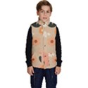 Minimalist Pattern With Simple Lines,flower And Shapes, Creating A Clean And Modern Kid s Button Up Puffy Vest View1