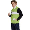 A Minimalist Pattern With Simple Lines And Shapes, Creating A Clean And Modern Aesthetic 02 Kid s Button Up Puffy Vest View2