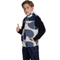 A Minimalist Pattern With Simple Lines And Shapes, Creating A Clean And Modern Aesthetic 04 Kid s Button Up Puffy Vest View2