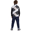 A Minimalist Pattern With Simple Lines And Shapes, Creating A Clean And Modern Aesthetic 07 Kid s Button Up Puffy Vest View4