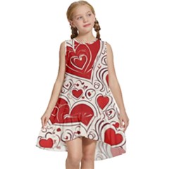 Be My Valentine Kids  Frill Swing Dress by pollyparadiseartshop