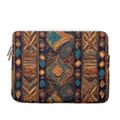 Tribal Chic 13  Vertical Laptop Sleeve Case With Pocket