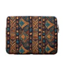 Tribal Chic 13  Vertical Laptop Sleeve Case With Pocket View2