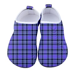 Blue Tartan Plaid 1 Men s Sock-style Water Shoes by dressshop