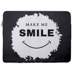 Black And White Simple Make Me Smile T Shirt 20250203 014057 0000 17  Vertical Laptop Sleeve Case With Pocket by Cowcow2005