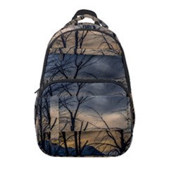 Tree Silhouette At Border Of Nahuel Haupi Lake, Rio Negro, Argentina Carry-on Travel Backpack by dflcprintsclothing