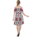 Ukrainian Folk Seamless Pattern Ornament Ethnic Ornament Border Element Traditional Art Cut Out Shoulders Dress View2