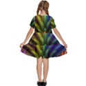 Abstract Colors - , Abstract Colors Kids  Short Sleeve Tiered Mini Dress View4