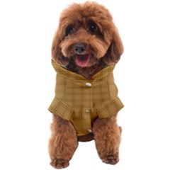 Autumn Fall Plaid Tartan 1 Dog Coat by dressshop
