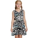 Doodle New York City Nyc Kids  Sleeveless Tiered Mini Dress View1