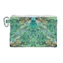 Green Repeats I Canvas Cosmetic Bag (Large) View1