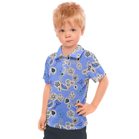 Abstract Pattern Kids  Polo T-shirt by Sabxi