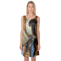 Lady Sleeveless Satin Nightdress by bestdesignintheworld