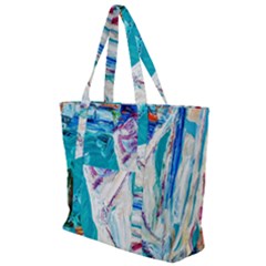 Sailing Boat Zip Up Canvas Bag by bestdesignintheworld