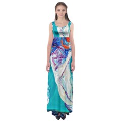 Sailing Boat Empire Waist Maxi Dress by bestdesignintheworld