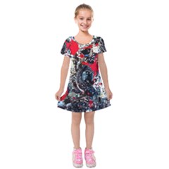 Multiple Desires-1-2 Kids  Short Sleeve Velvet Dress by bestdesignintheworld