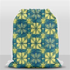 Royal Fractal Pattern 2 Drawstring Bag (small) by violetheavensky