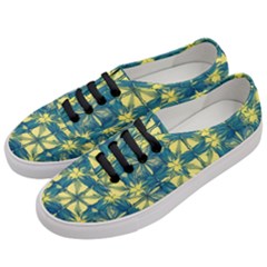 Royal Fractal Pattern 2 Women s Classic Low Top Sneakers by violetheavensky