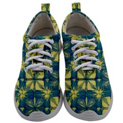 Royal Fractal Pattern 2 Mens Athletic Shoes by violetheavensky