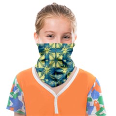 Royal Fractal Pattern 2 Face Covering Bandana (kids) by violetheavensky