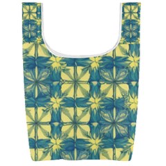 Royal Fractal Pattern 2 Foldable Shopping Bag by violetheavensky