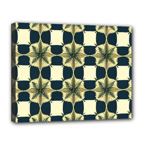 Royal Fractal Pattern Canvas 14  X 11  (stretched) by violetheavensky