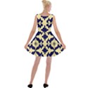 Royal Fractal Pattern 3 Velvet Skater Dress View2