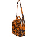 Retro 40s 50s Flowers Pattern Halloween 2 Crossbody Day Bag View1