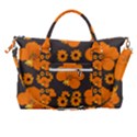 Retro 40s 50s Flowers Pattern Halloween 2 Carry-on Travel Shoulder Bag View2