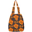 Retro 40s 50s Flowers Pattern Halloween 2 Center Zip Backpack View1