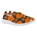 Retro 40s 50s Flowers Pattern Halloween 2 Women s Slip On Sneakers View3