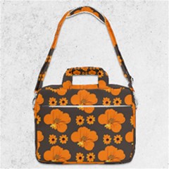 Retro 40s 50s Flowers Pattern Halloween 2 Macbook Pro 13  Shoulder Laptop Bag  by violetheavensky