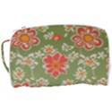 Retro 40s 50s Mexico Flowers Pattern 3 Toiletries Pouch View3