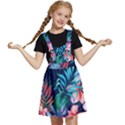 Hawaiian Flowers Hawaii Kids  Apron Dress View1