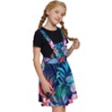 Hawaiian Flowers Hawaii Kids  Apron Dress View3