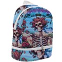 Grateful Dead Hippie Peace Roses Rock Music Legend Zip Bottom Backpack View2