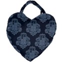 Dr Who Tardis Pattern Giant Heart Shaped Tote View1