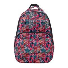 Red Flowers 2 Carry-on Travel Backpack by DinkovaArt