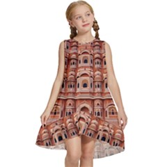 Rajasthan Hawa Mahal Kids  Frill Swing Dress by designsbymallika