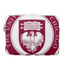 University of Chicago 14  Vertical Laptop Sleeve Case With Pocket View1