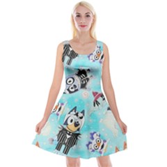 Bluey, Bluey Merch, Bluey Pattern, Bluey Bluey, Bingo, Bluey Design, Bluey Dog Reversible Velvet Sleeveless Dress by avitendut