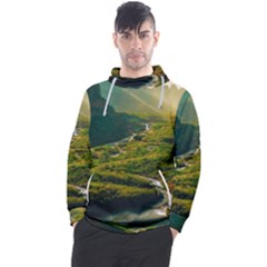 Mountains Trees Forest Men s Pullover Hoodie by Anend